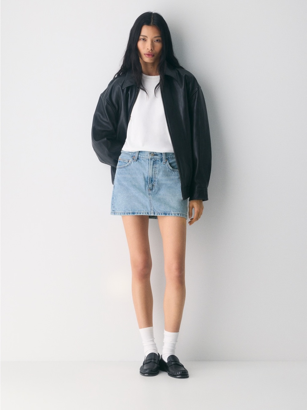 Aritzia Denim Forum 90s Ricci Skirt